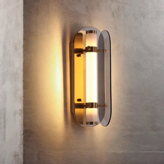 Orvara Luxury LED Wall Lamp Glass