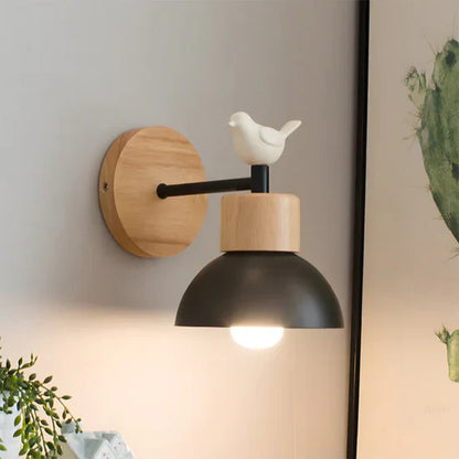 Xenia Stylish Wooden Wall Lamp
