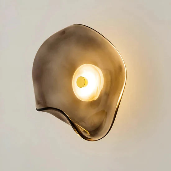 Ephyra Curved Glass Wall Lamp