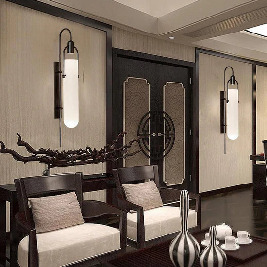 Orana Industrial Glass Wall Lamp