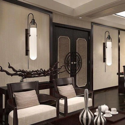 Orana Industrial Glass Wall Lamp