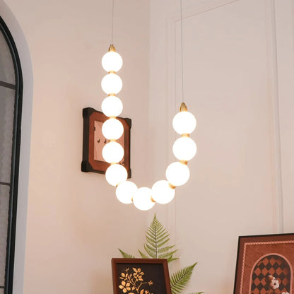 Tessara Brass Acrylic Chandelier