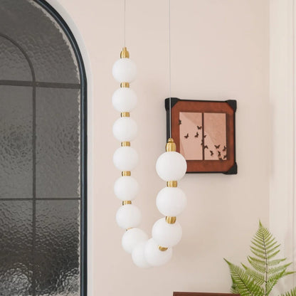 Tessara Brass Acrylic Chandelier