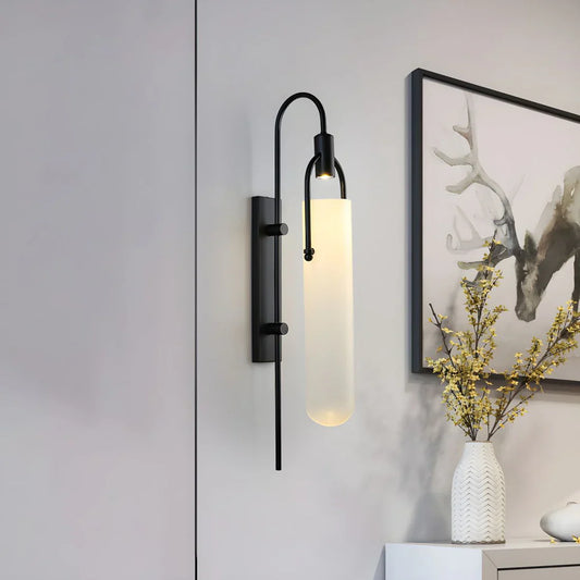 Orana Industrial Glass Wall Lamp