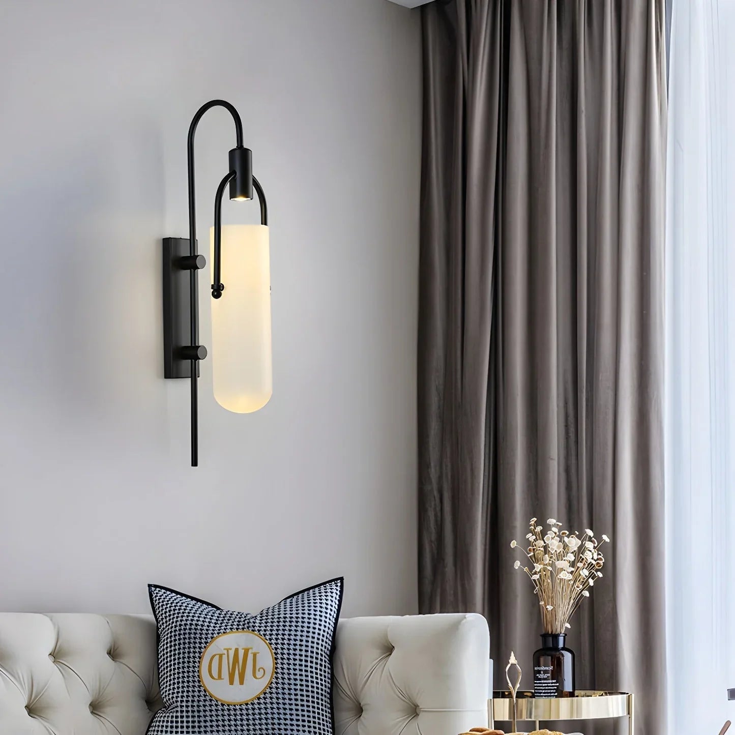 Orana Industrial Glass Wall Lamp