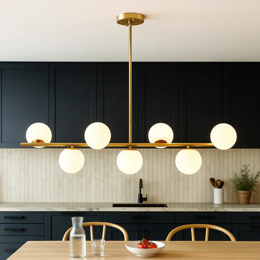 Merolia Golden Chandelier for Above the Dining Table