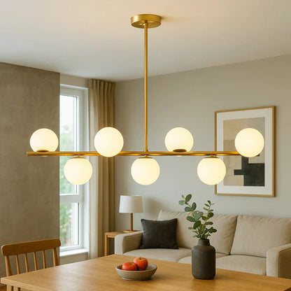 Merolia Golden Chandelier for Above the Dining Table