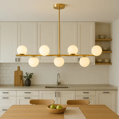 Merolia Golden Chandelier for Above the Dining Table