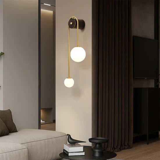 Florania Wall Lamp with Arc-Shaped Design