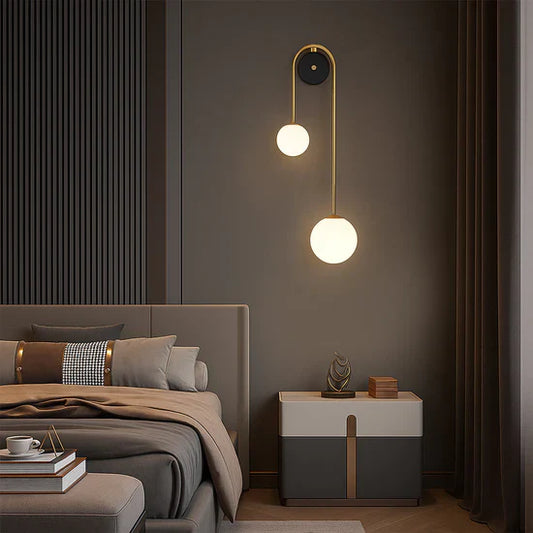 Florania Wall Lamp with Arc-Shaped Design
