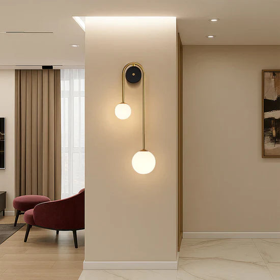 Florania Wall Lamp with Arc-Shaped Design