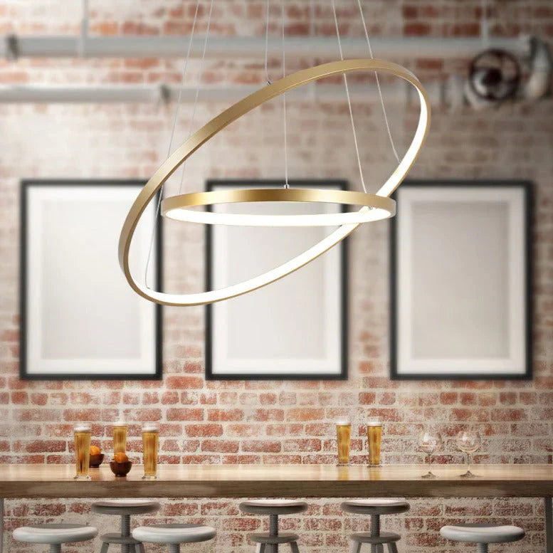 Halo Modern Chandelier Lamp