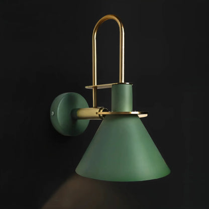 Zoralia Postmodern LED Wall Lamp with Trumpet-Shaped Design