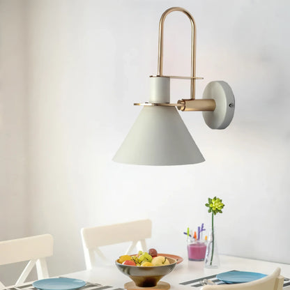 Zoralia Postmodern LED Wall Lamp with Trumpet-Shaped Design