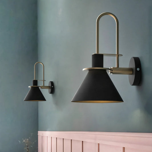 Zoralia Postmodern LED Wall Lamp with Trumpet-Shaped Design