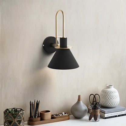Zoralia Postmodern LED Wall Lamp with Trumpet-Shaped Design