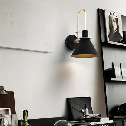 Zoralia Postmodern LED Wall Lamp with Trumpet-Shaped Design