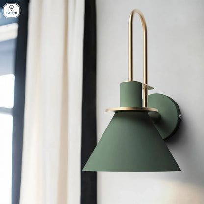 Zoralia Postmodern LED Wall Lamp with Trumpet-Shaped Design