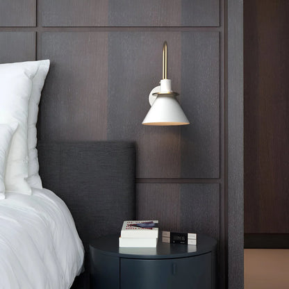 Zoralia Postmodern LED Wall Lamp with Trumpet-Shaped Design