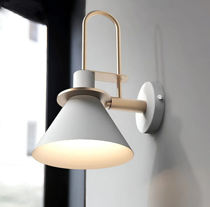 Zoralia Postmodern LED Wall Lamp with Trumpet-Shaped Design