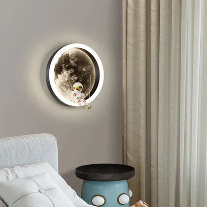 Velmir LED Wall Lamp Moon Astronaut