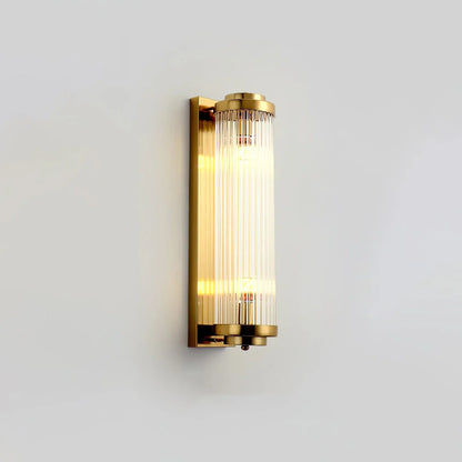 Elarisca Vintage Glass Wall Lamp with LED in Retro Style