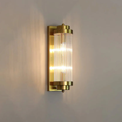 Elarisca Vintage Glass Wall Lamp with LED in Retro Style