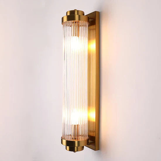 Elarisca Vintage Glass Wall Lamp with LED in Retro Style