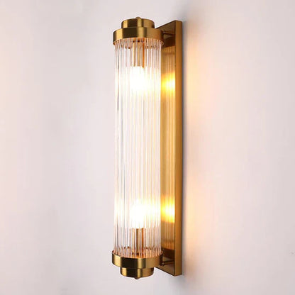 Elarisca Vintage Glass Wall Lamp with LED in Retro Style