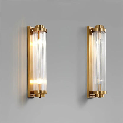 Elarisca Vintage Glass Wall Lamp with LED in Retro Style