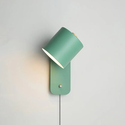 Velanira Cylindrical Wall Lamp with Plug