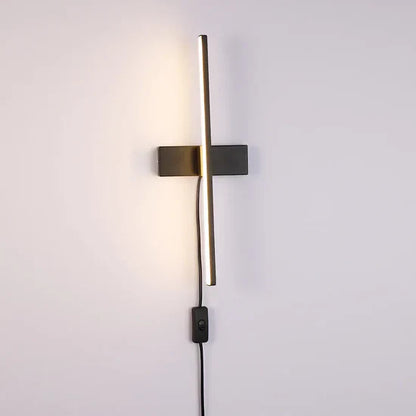 Palessa Adjustable Nordic LED Wall Lamp with Plug and Remote