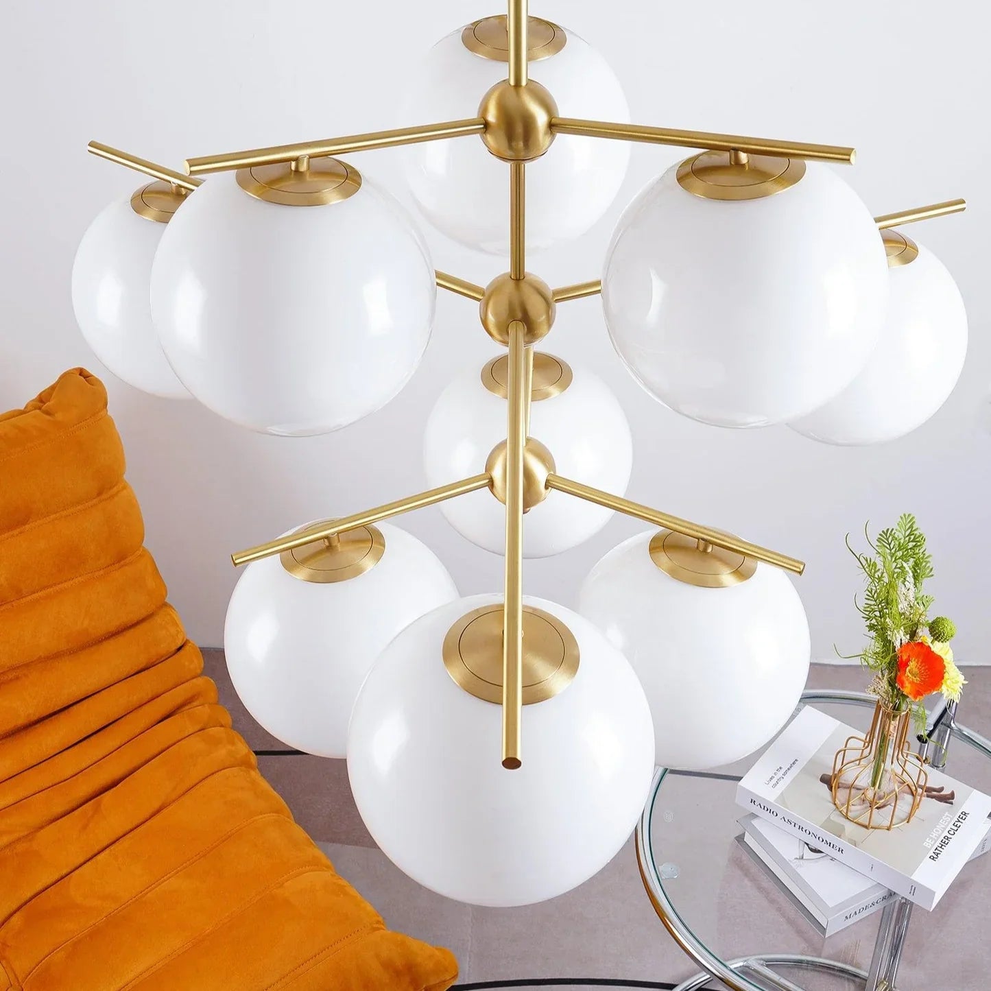 Calista Luxury Brass Chandelier