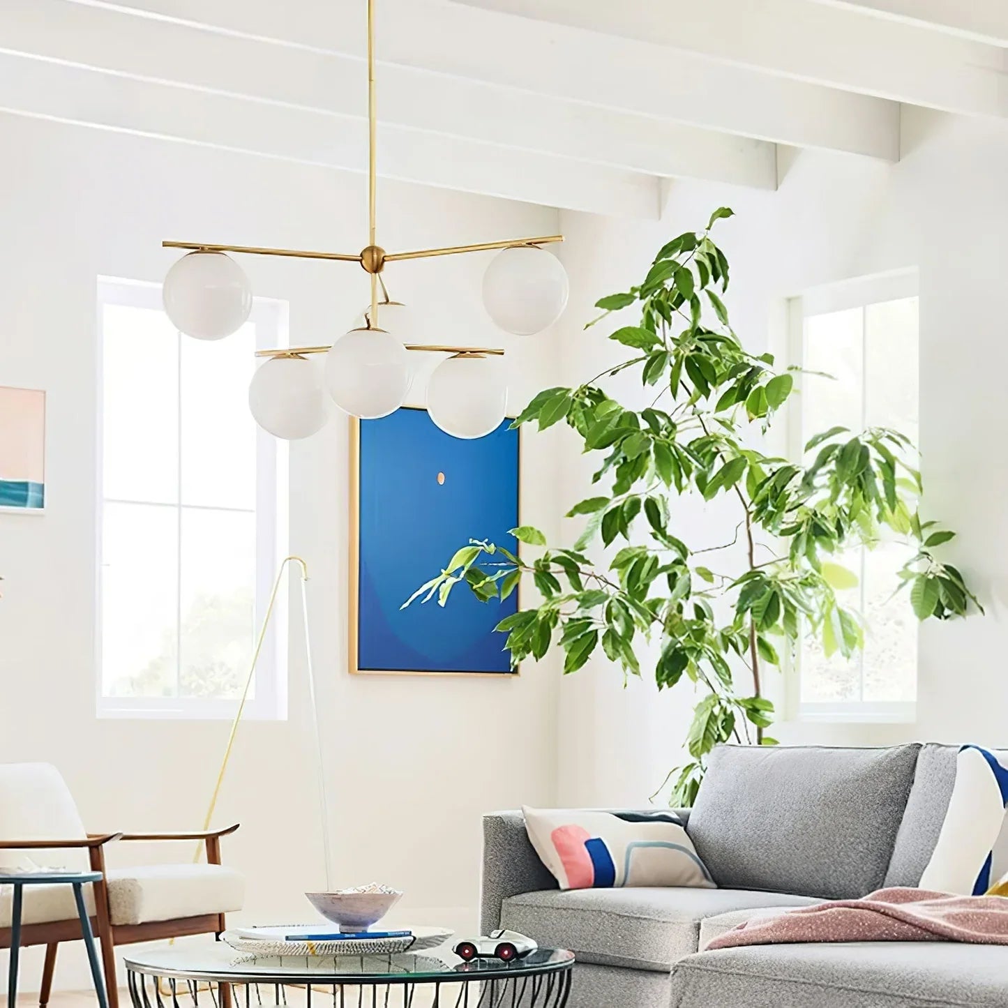Calista Luxury Brass Chandelier