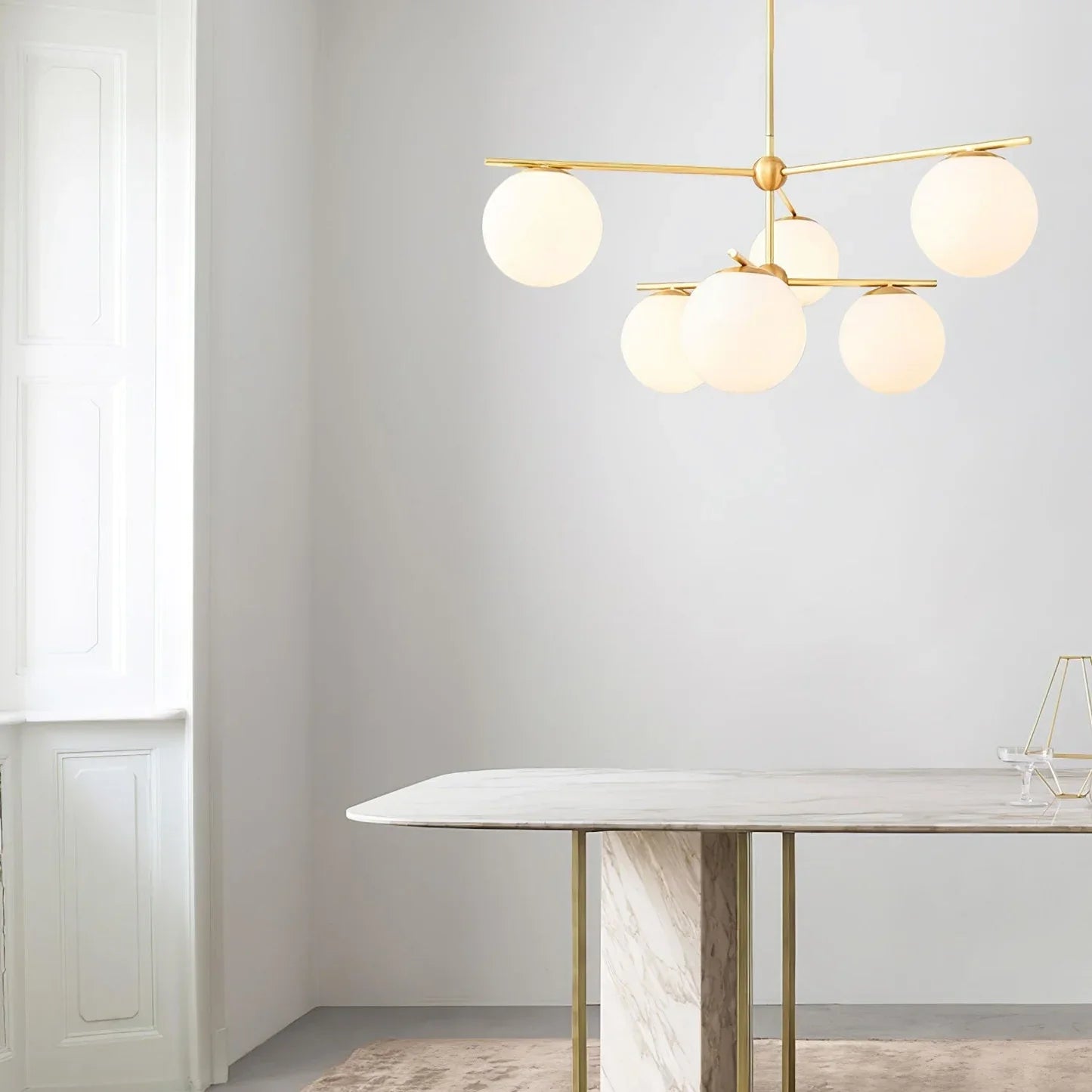 Calista Luxury Brass Chandelier