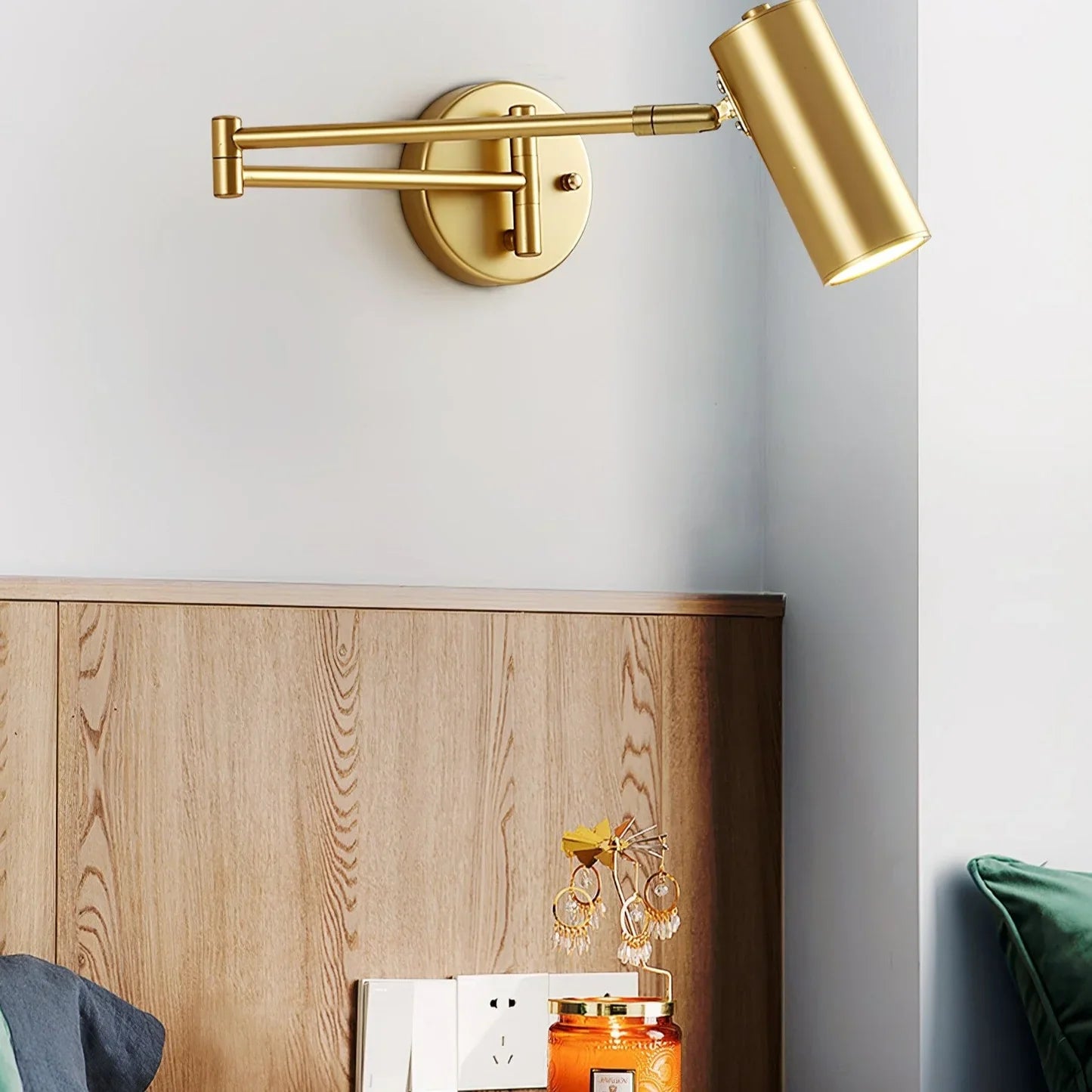 Marena Adjustable Modern Metal Wall Lamp