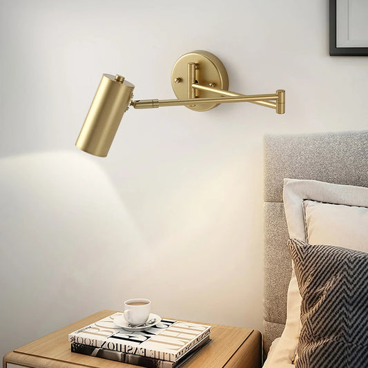 Marena Adjustable Modern Metal Wall Lamp