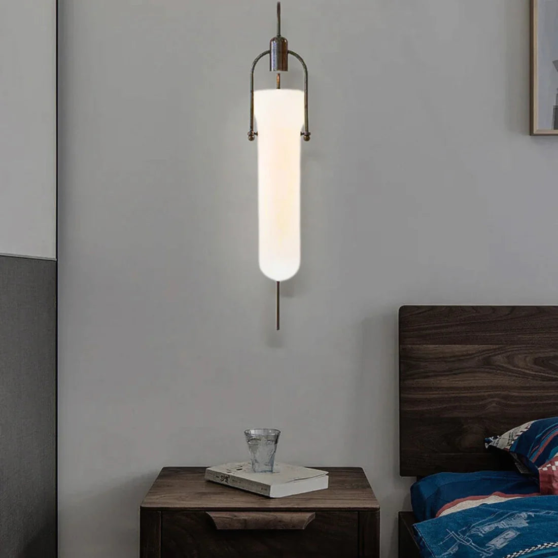 Orana Industrial Glass Wall Lamp