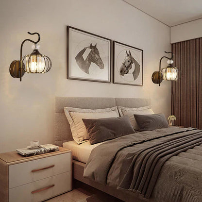 Orinthia Industrial Iron Artistic LED Wall Lamp