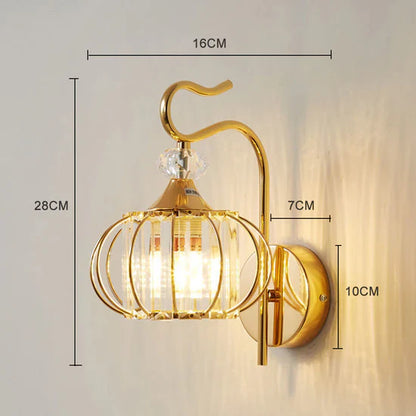 Orinthia Industrial Iron Artistic LED Wall Lamp