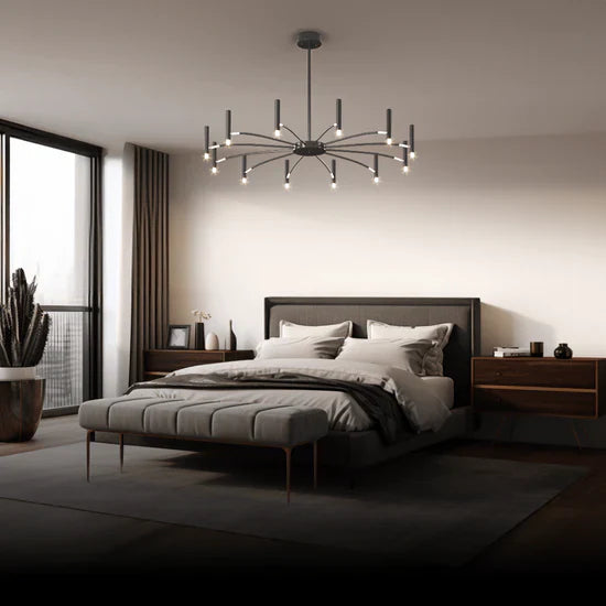 Clarona Elegant Chandelier with Candle Lights