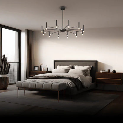 Clarona Elegant Chandelier with Candle Lights