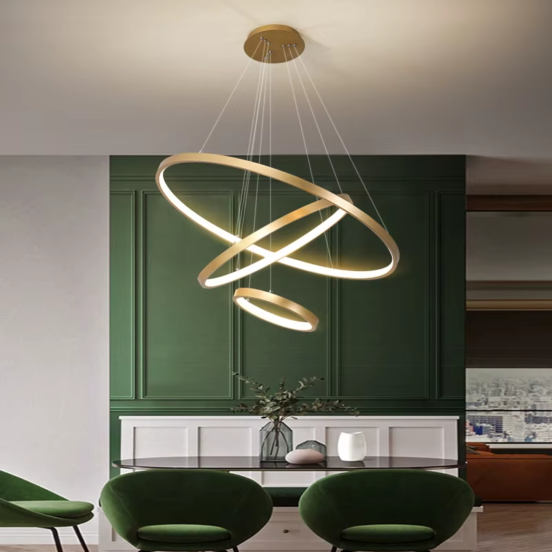 Halo Modern Chandelier Lamp