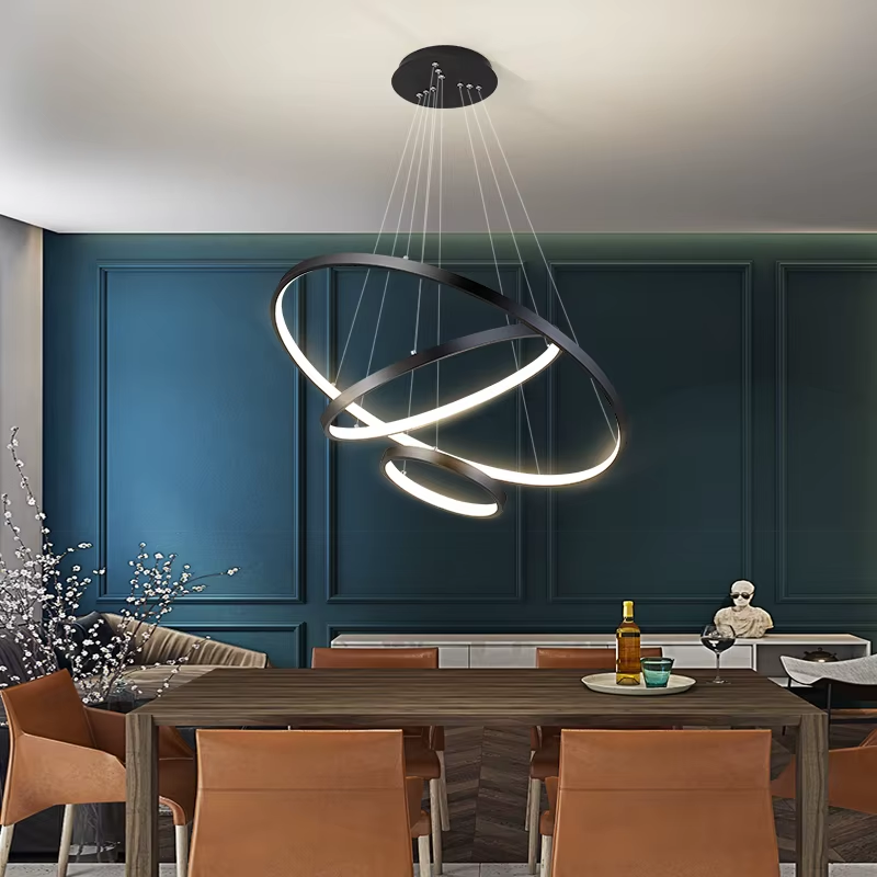 Halo Modern Chandelier Lamp