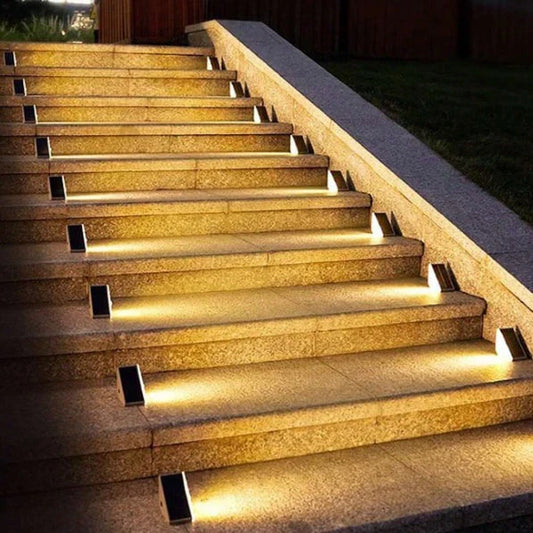 Tiveario Home™ Solar Powered Stair Lights (Set of 6)