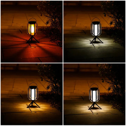 Flickering Flame Solar Lantern